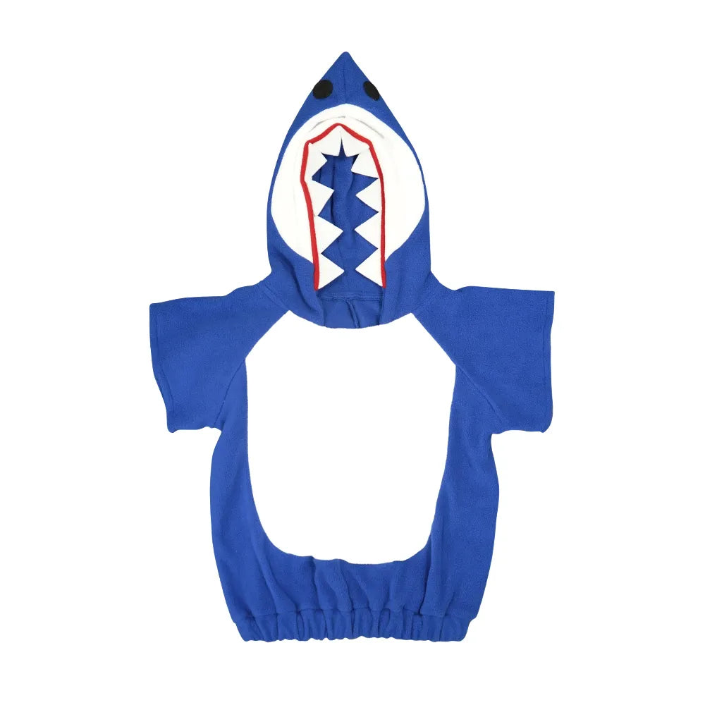 Eraspooky 1-6T Gray Shark Cosplay Hoodie