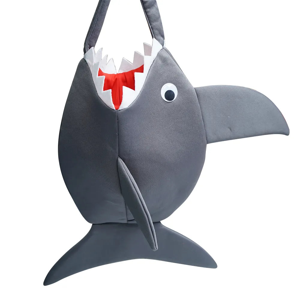 Eraspooky 1-6T Gray Shark Cosplay Hoodie