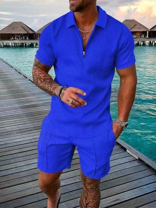 Men's Casual Short Set