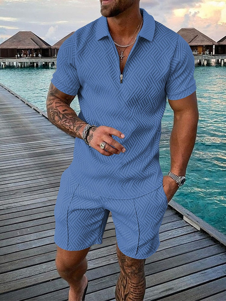 Men's Casual Short Set