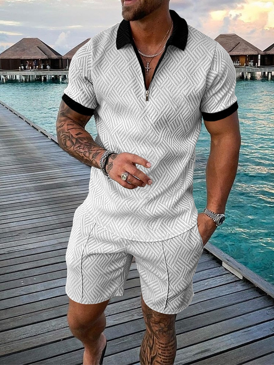 Men's Casual Short Set