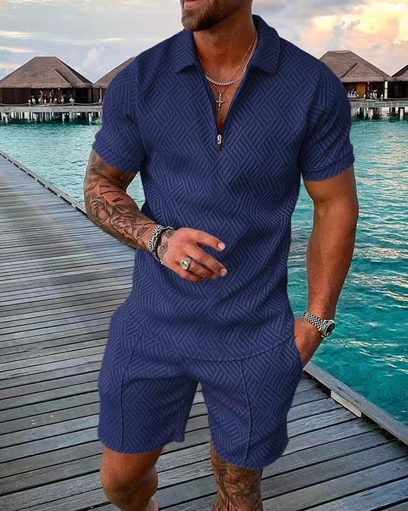 Men's Casual Short Set