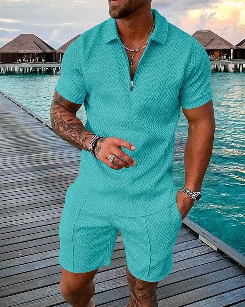 Men's Casual Short Set