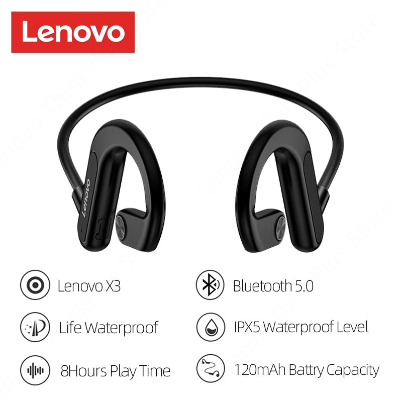 Waterproof Bone Conduction Wireless Headset with Mic