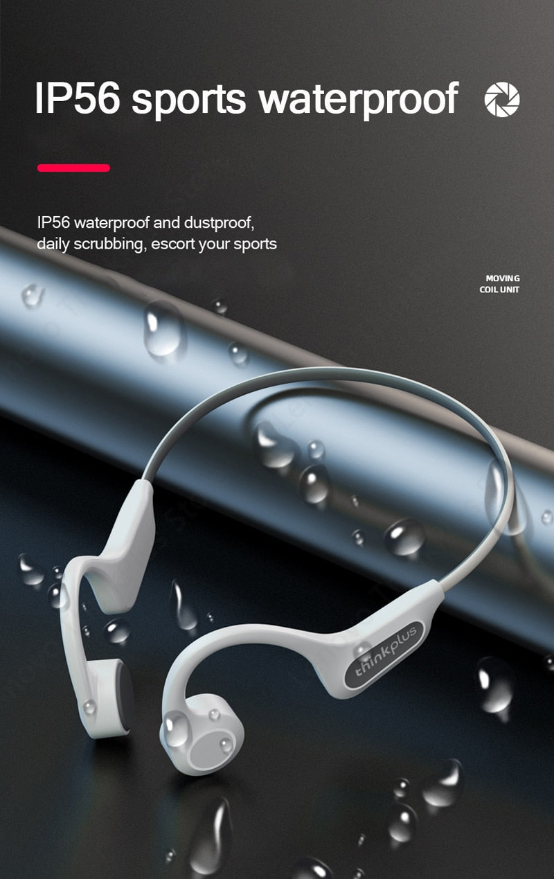 Waterproof Bone Conduction Wireless Headset with Mic