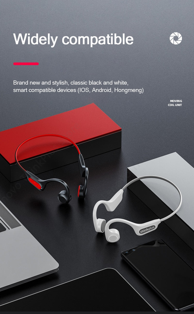 Waterproof Bone Conduction Wireless Headset with Mic