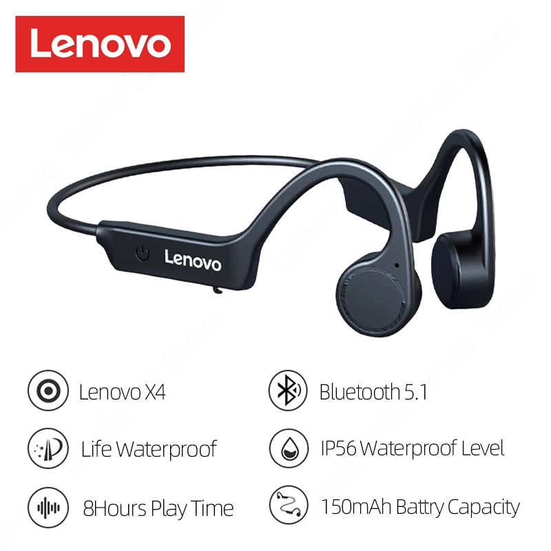 Waterproof Bone Conduction Wireless Headset with Mic