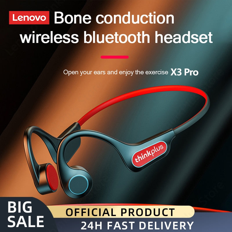 Waterproof Bone Conduction Wireless Headset with Mic