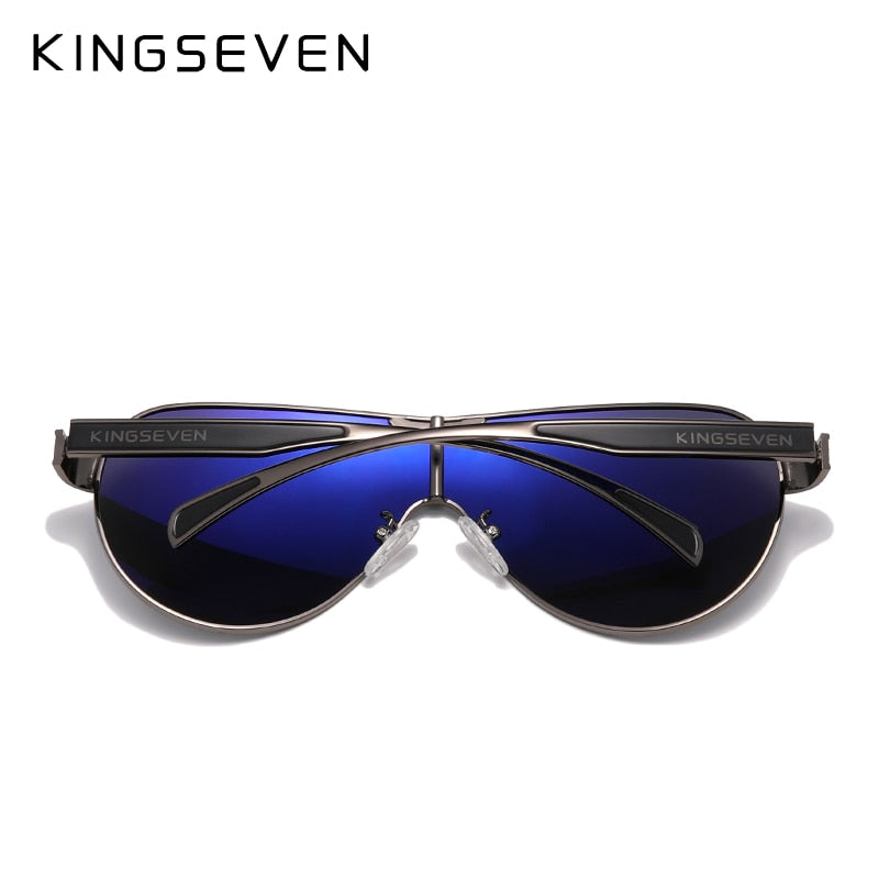 KINGSEVEN Oversized Polarized Sunglasses with Mirror Lens