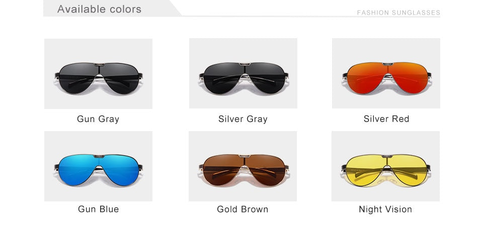 KINGSEVEN Oversized Polarized Sunglasses with Mirror Lens