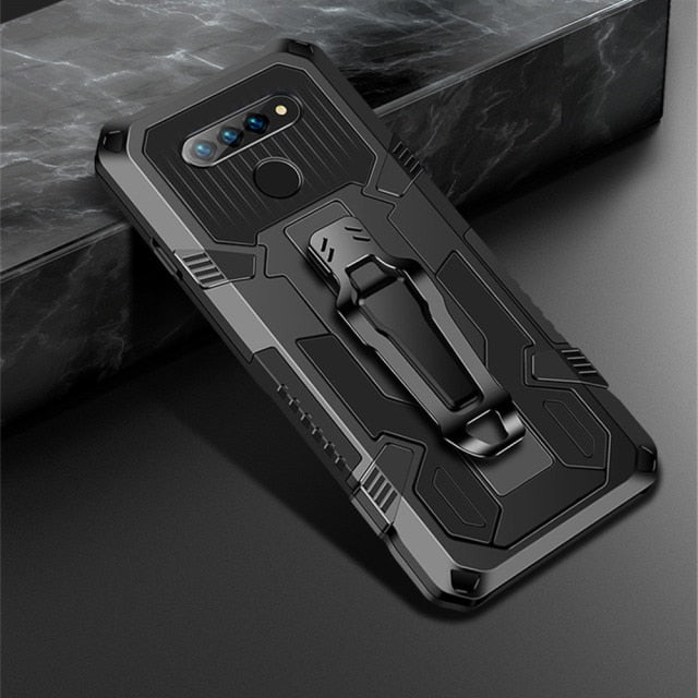 Shockproof Armor Case For LG Stylo 6 Aristro 5 Pro K31 K41S K51 K51S K61 Stylo6 Rugged Hybrid Stand Back Cover Funda