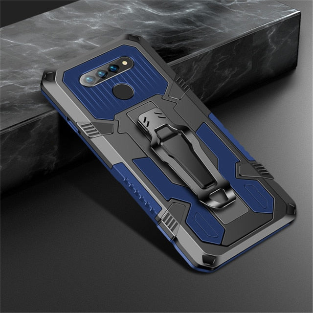 Shockproof Armor Case For LG Stylo 6 Aristro 5 Pro K31 K41S K51 K51S K61 Stylo6 Rugged Hybrid Stand Back Cover Funda