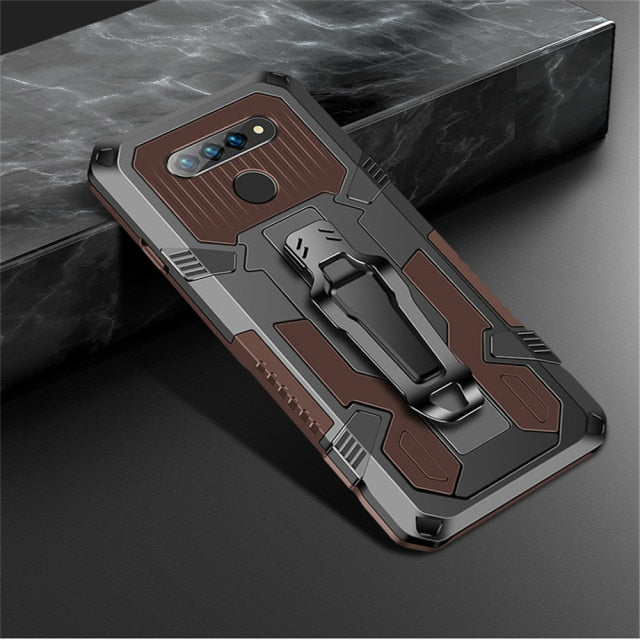 Shockproof Armor Case For LG Stylo 6 Aristro 5 Pro K31 K41S K51 K51S K61 Stylo6 Rugged Hybrid Stand Back Cover Funda