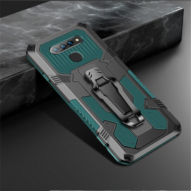 Shockproof Armor Case For LG Stylo 6 Aristro 5 Pro K31 K41S K51 K51S K61 Stylo6 Rugged Hybrid Stand Back Cover Funda