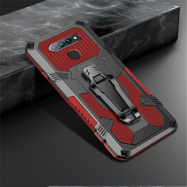 Shockproof Armor Case For LG Stylo 6 Aristro 5 Pro K31 K41S K51 K51S K61 Stylo6 Rugged Hybrid Stand Back Cover Funda